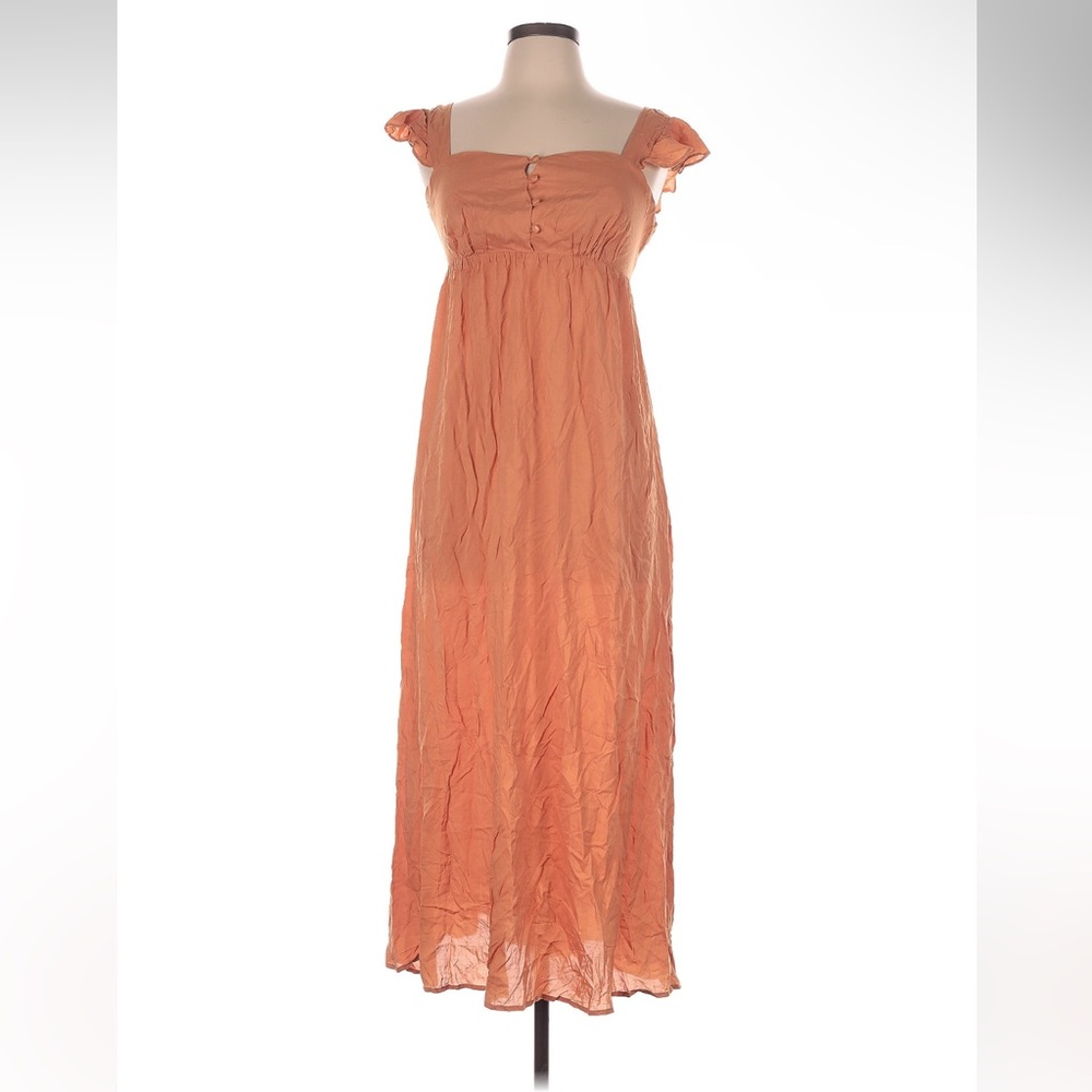 Cupshe pumpkin orange maxi dress NWT